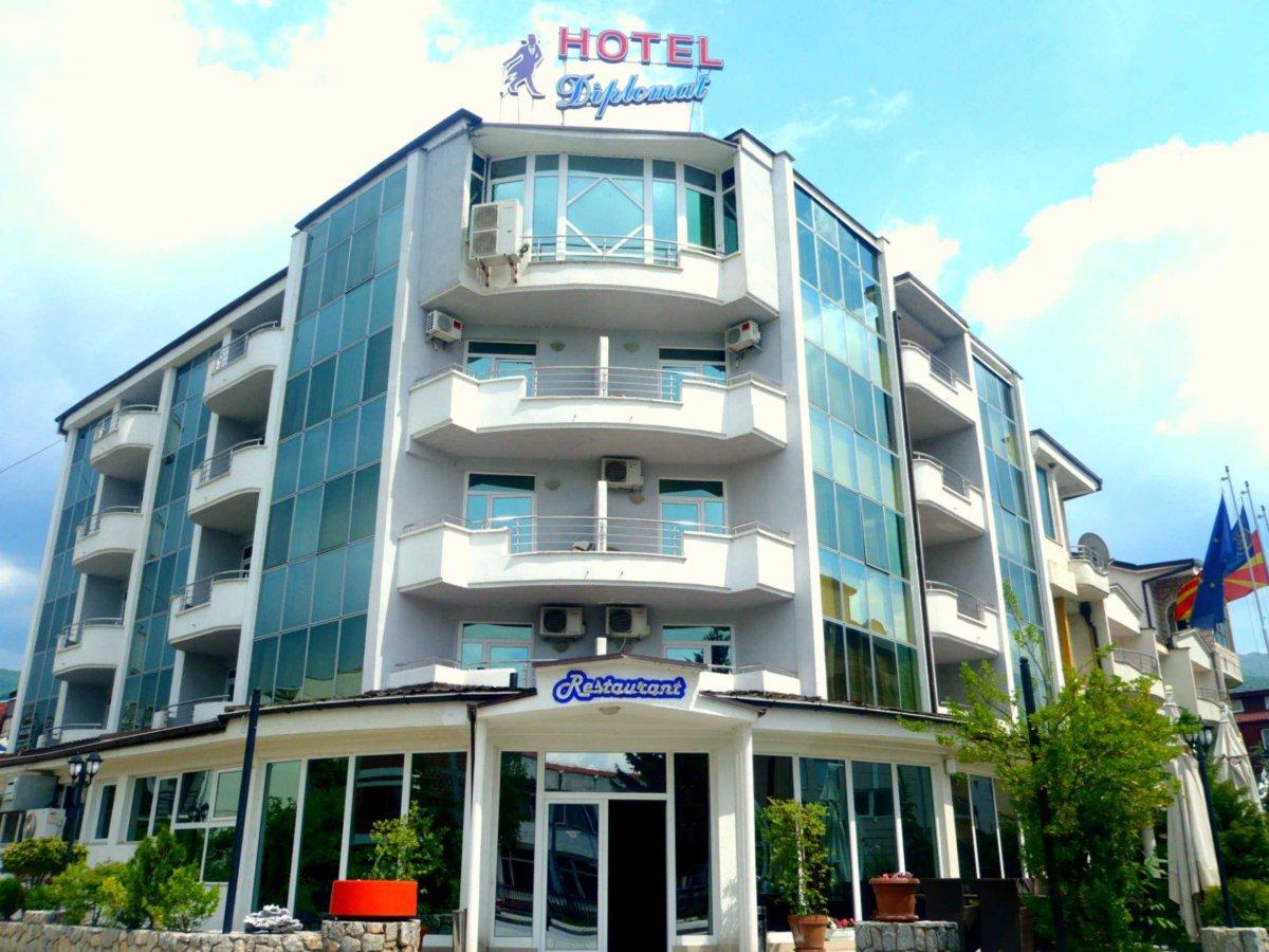 Hotel Diplomat Plus Ohrid Exterior foto